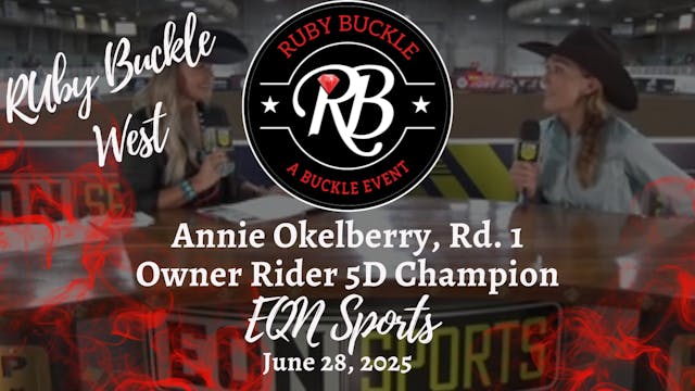 Annie Okelberry, Rd. 1 Owner Rider 5D...