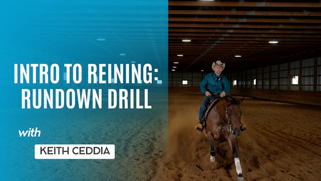 Intro to Reining: Rundown Drill