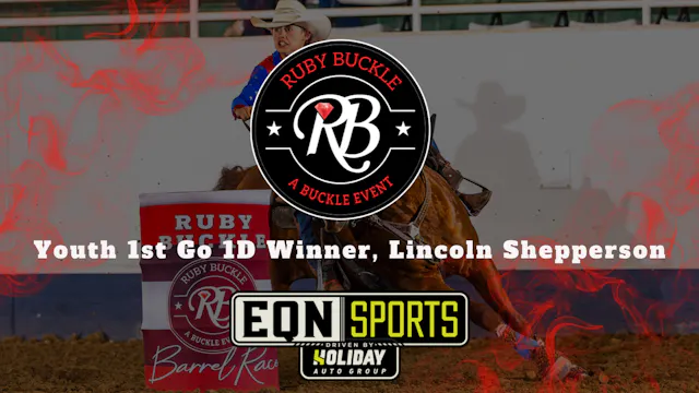 Youth 1st Go 1D Winner, Lincoln Shepp...