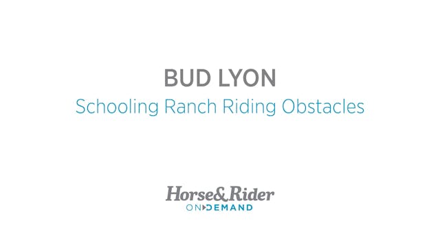 Schooling Ranch Riding Obstacles