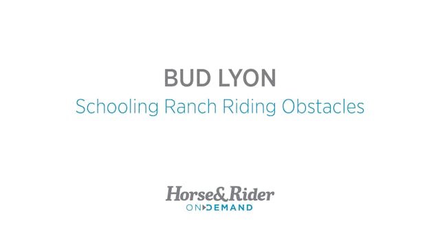 Schooling Ranch Riding Obstacles