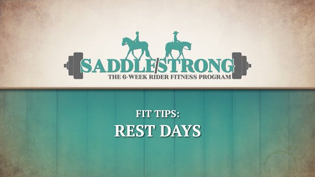 Fit Tips: Rest Days