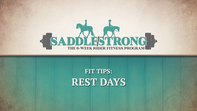 Fit Tips: Rest Days