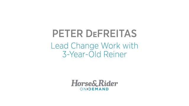 Lead Change Work with 3-Year-Old Reiner