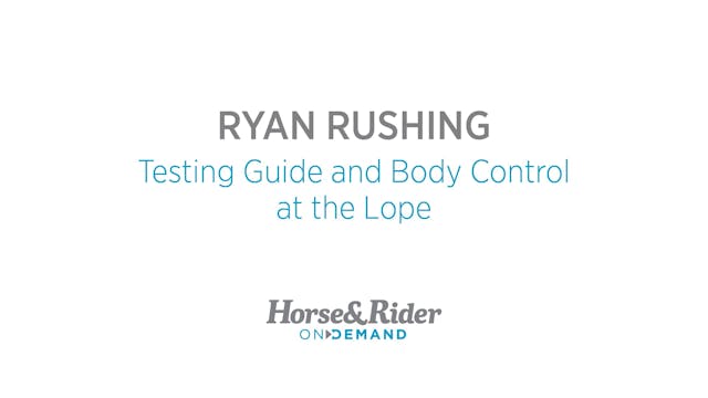 Testing Guide and Body Control at the...