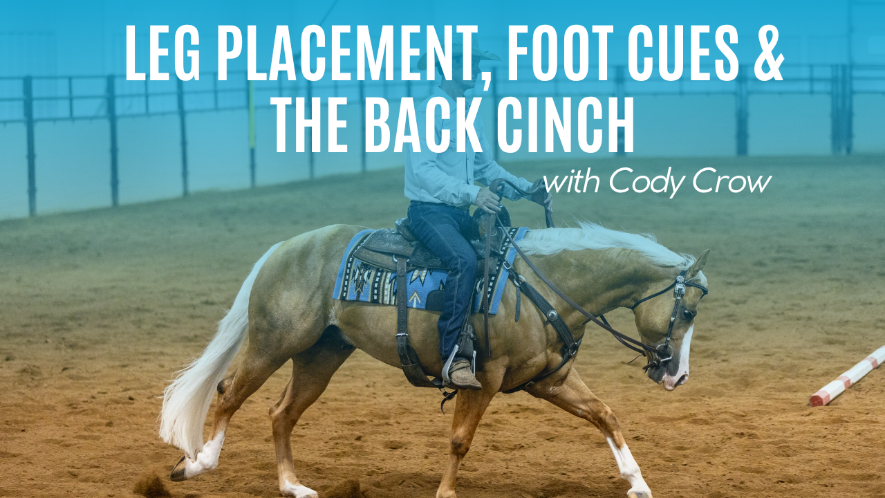 Cody Crow: Leg Placement, Foot Cues & the Back Cinch