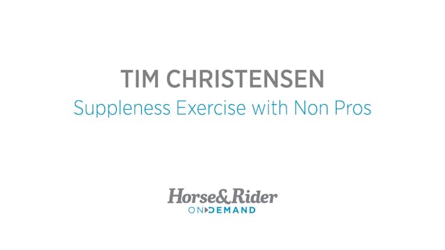 Suppleness Exercise With Non Pros