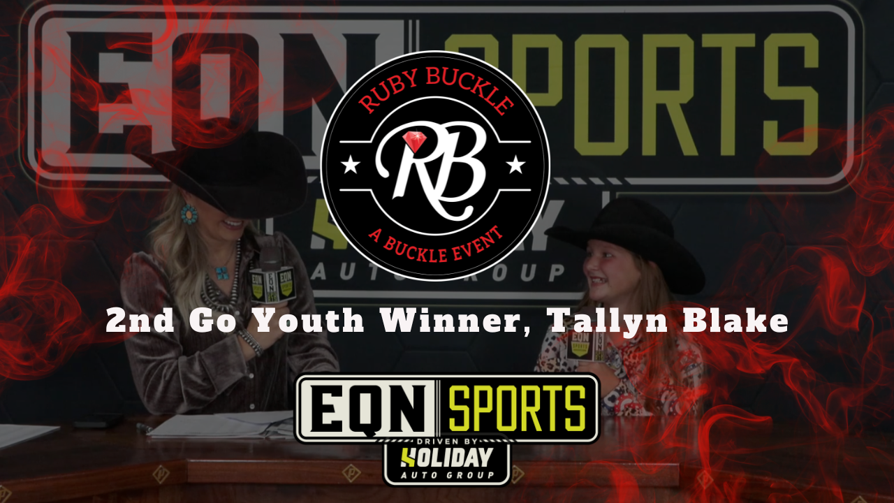 2nd Go Youth Winner, Tallyn Blake | EQN Sports | Ruby Buckle West