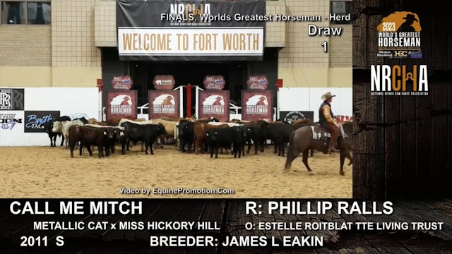Herd Work Finals | NRCHA's 2023 World's Greatest Horseman