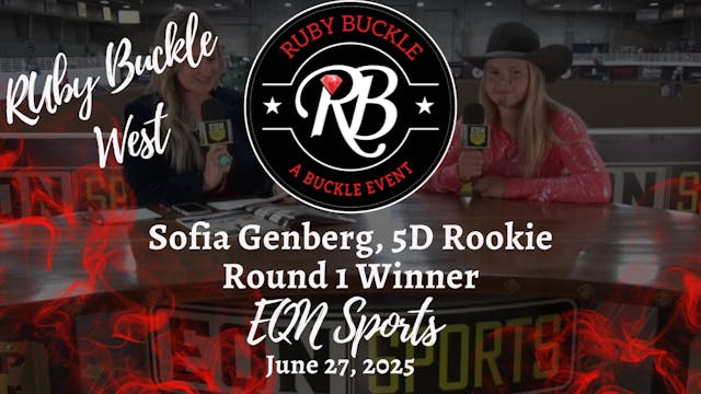 Sofia Genberg, 5D Rookie Round 1 Winn...