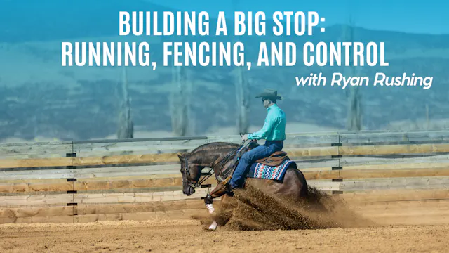 Building a Big Stop: Running, Fencing...