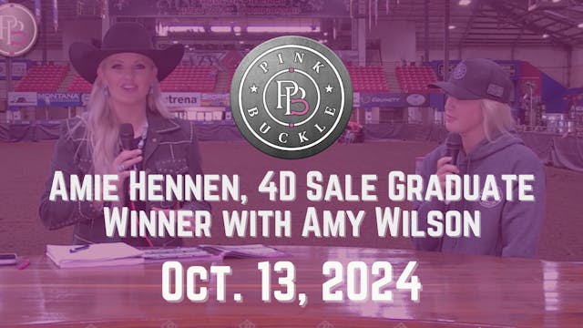 Amie Hennen, 4D Sale Graduate Winner ...