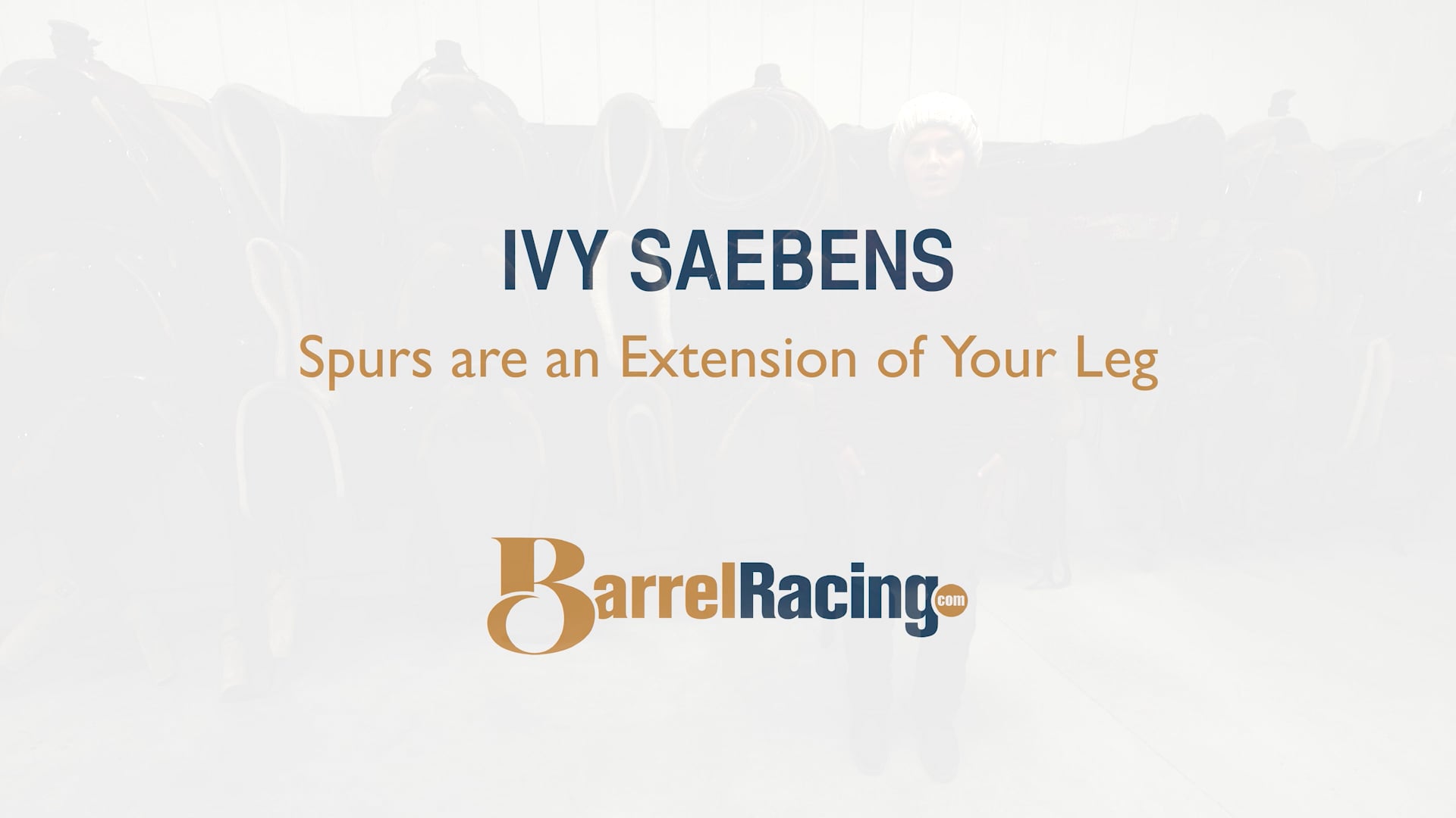 Spurs are an Extension of Your Leg