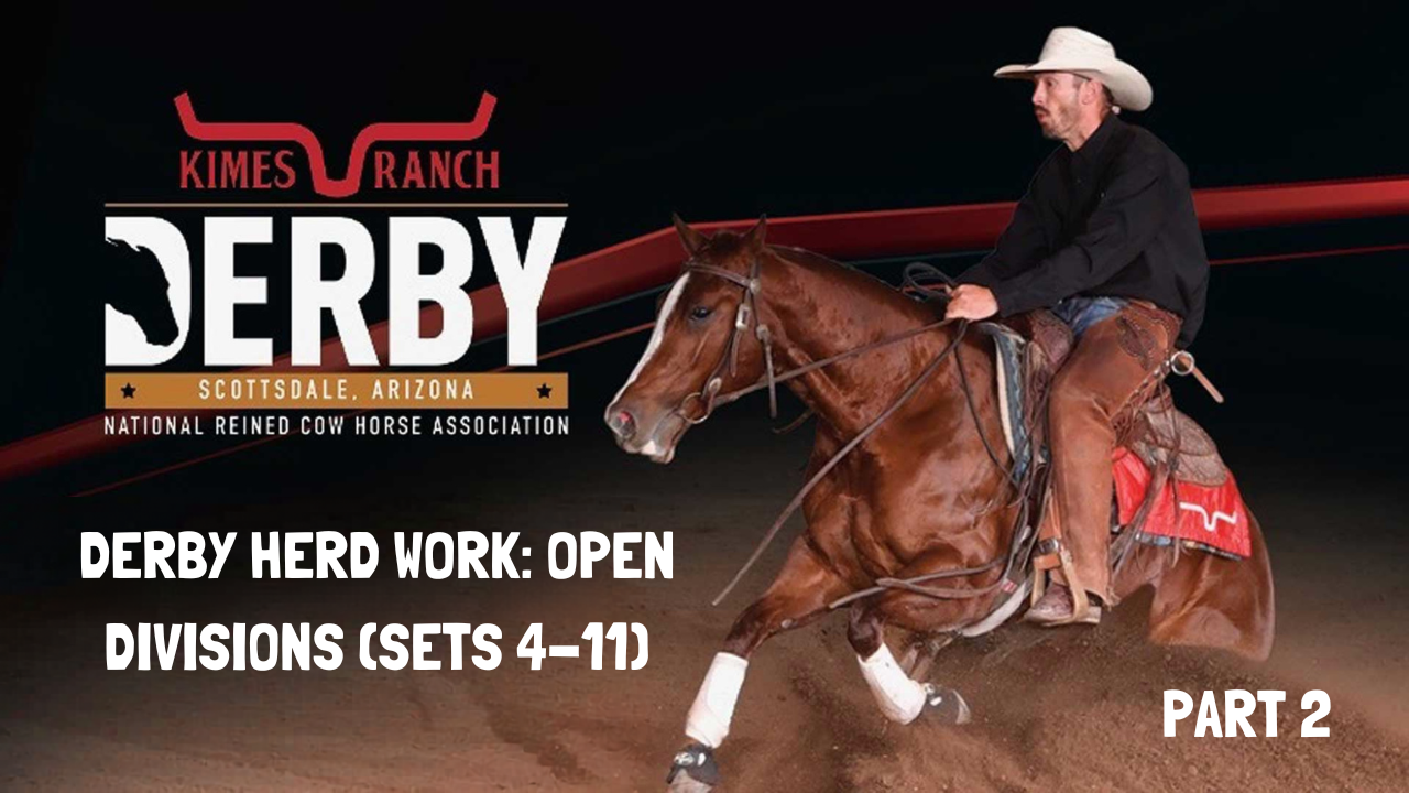 Derby Herd Work: Open Divisions (sets 4-11) Pt. 2 | 2026 NRCHA Derby - NorthHall