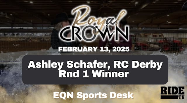 Ashley Schafer, RC Derby Rnd 1 Winner...