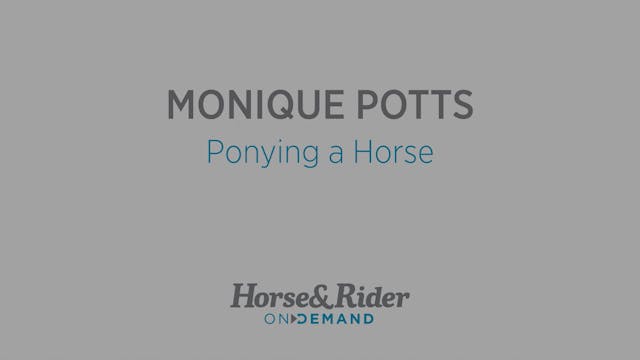 Ponying Your Horse on the Trail