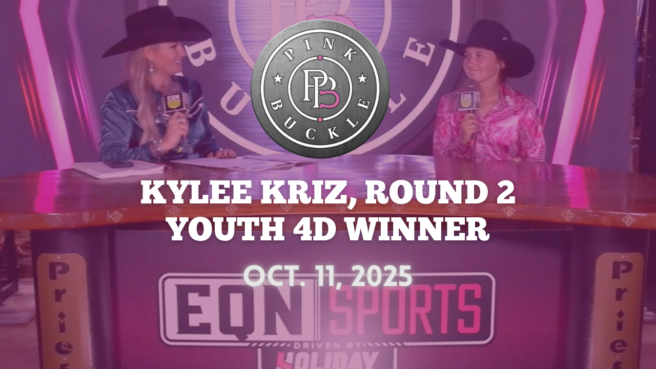 Kylee Kriz, Rd. 2 Youth 4D Winner | Pink Buckle | Oct. 11, 2025