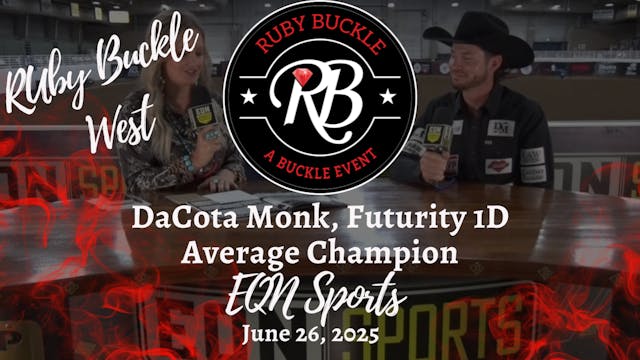 DaCota Monk, Futurity 1D Average Cham...