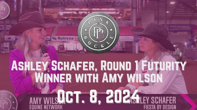 Ashley Schafer, Round 1 Futurity Winn...