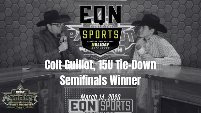Colt Guillot, 15U TD SF Winner | EQN ...