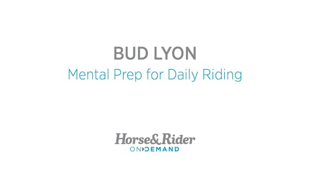 Mental Prep Checklist for Daily Riding