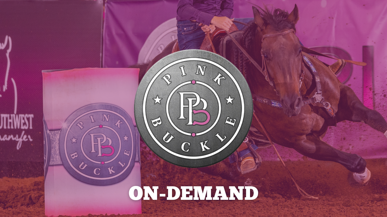 Pink Buckle Barrel Race