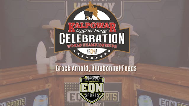 Brock Arnold, Bluebonnet Feeds | NRCH...