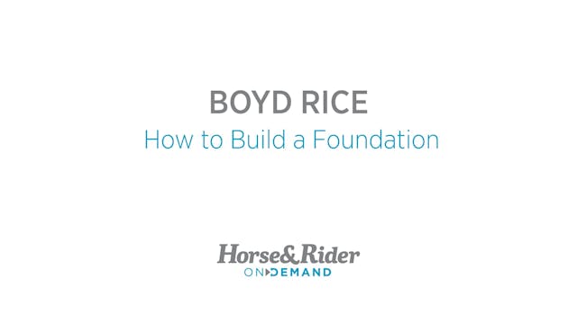 How to Build a Foundation