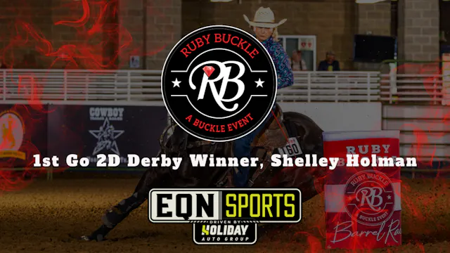 1st Go 2D Derby Winner, Shelley Holma...