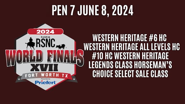 Pen 7 | 2024 Cinch RSNC World Finals ...