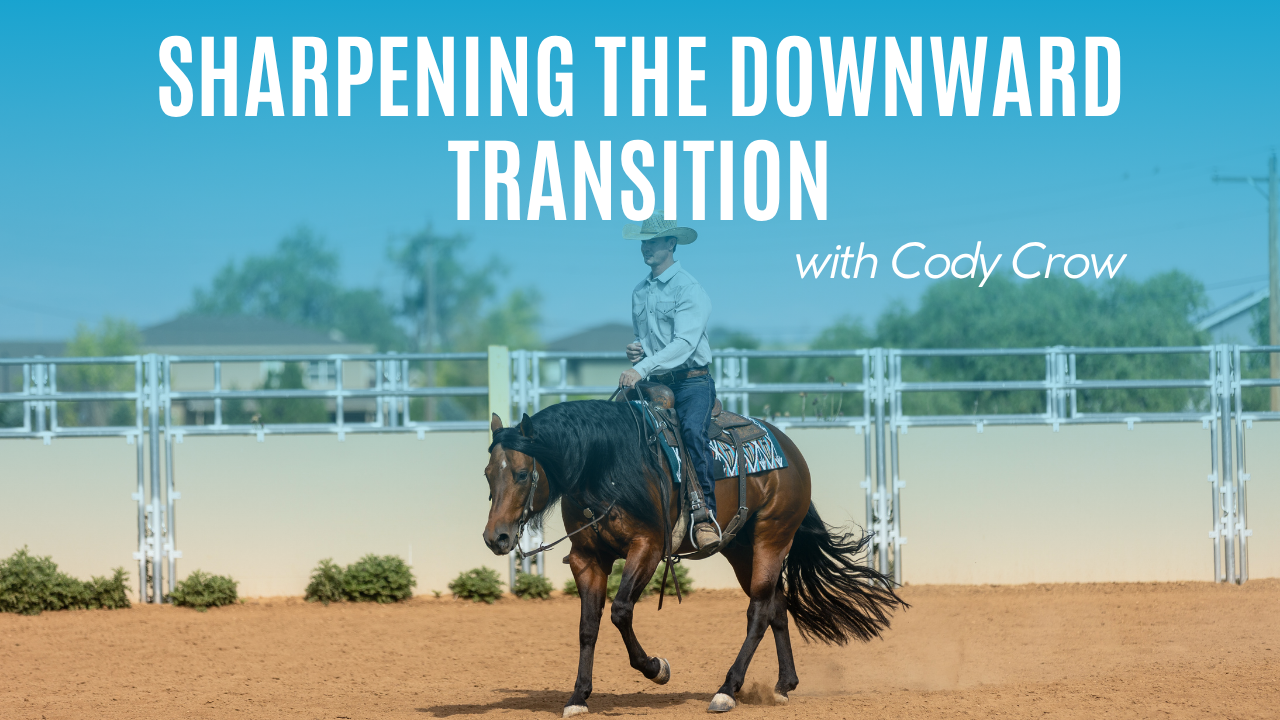Cody Crow: Sharpening the Downward Transition