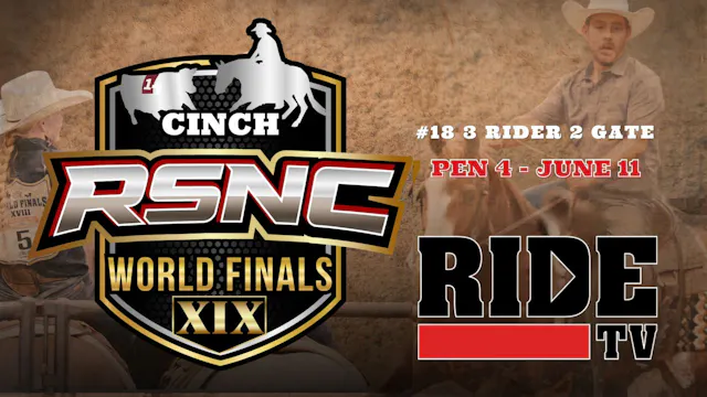 #18 3 Rider 2 Gate | Pen 4 | Cinch RS...