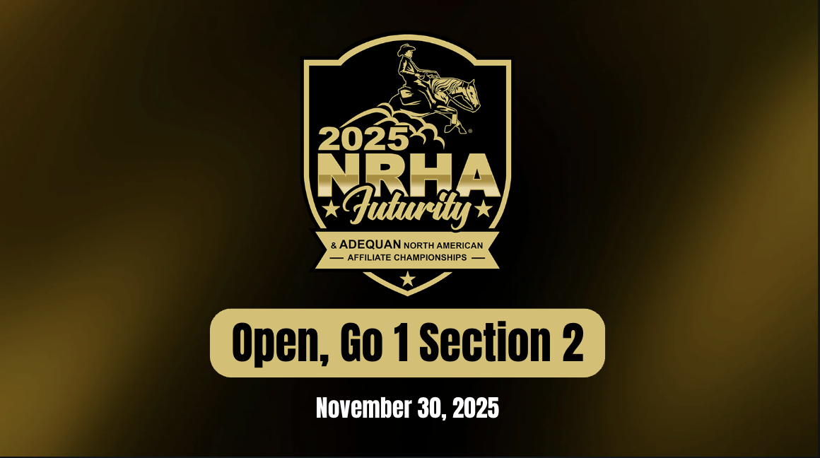 Open, Go 1 Section 2 | NRHA Futurity | November 30, 2025