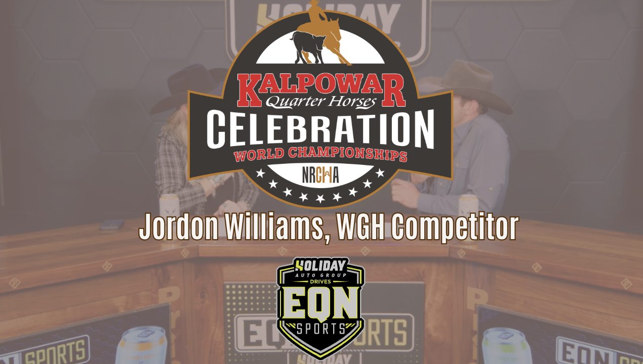 Jordon Williams, WGH Competitor | NRCHA Celebration of Champions | 02/20/2026
