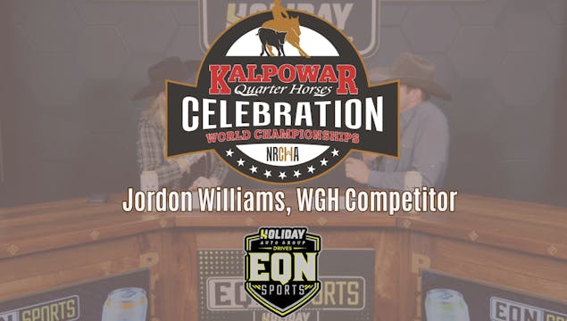 Jordon Williams, WGH Competitor | NRC...
