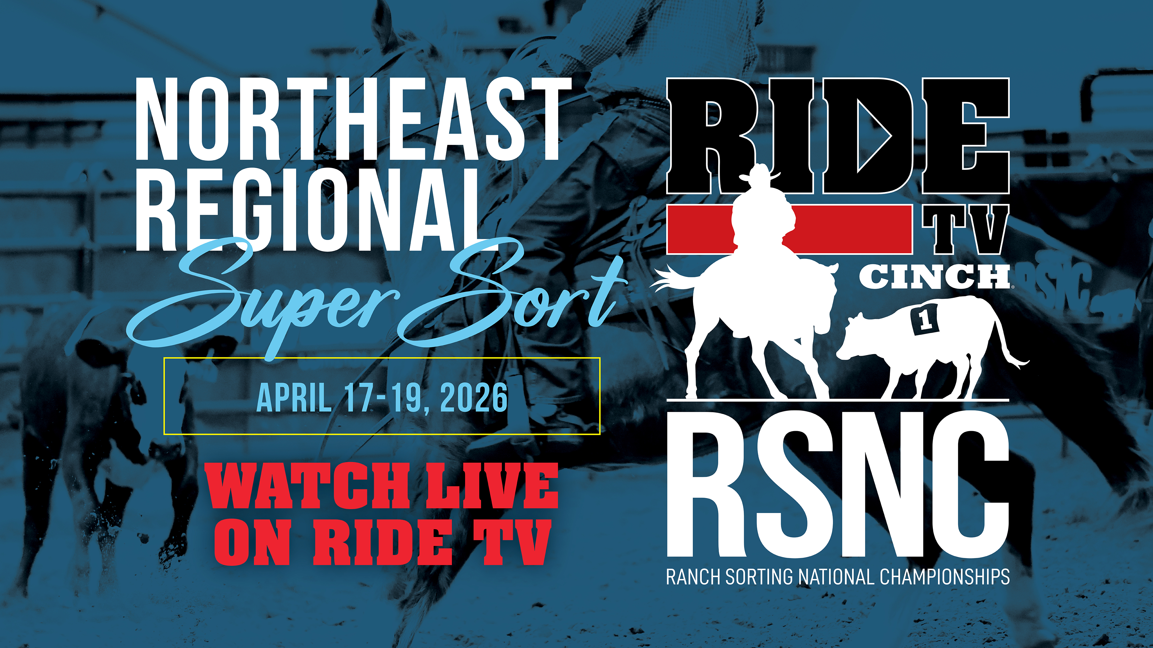 Cinch RSNC Northeast Regional | Pen 1 & 2 | April 17 - 19, 2026