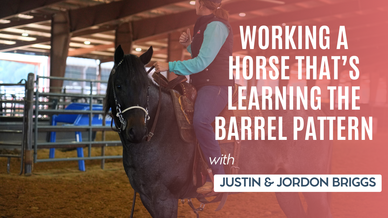 Working a Horse That's Learning the Barrel Pattern