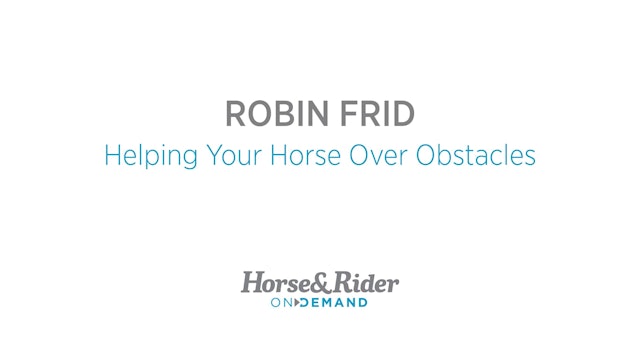 Helping Your Horse Over Obstacles