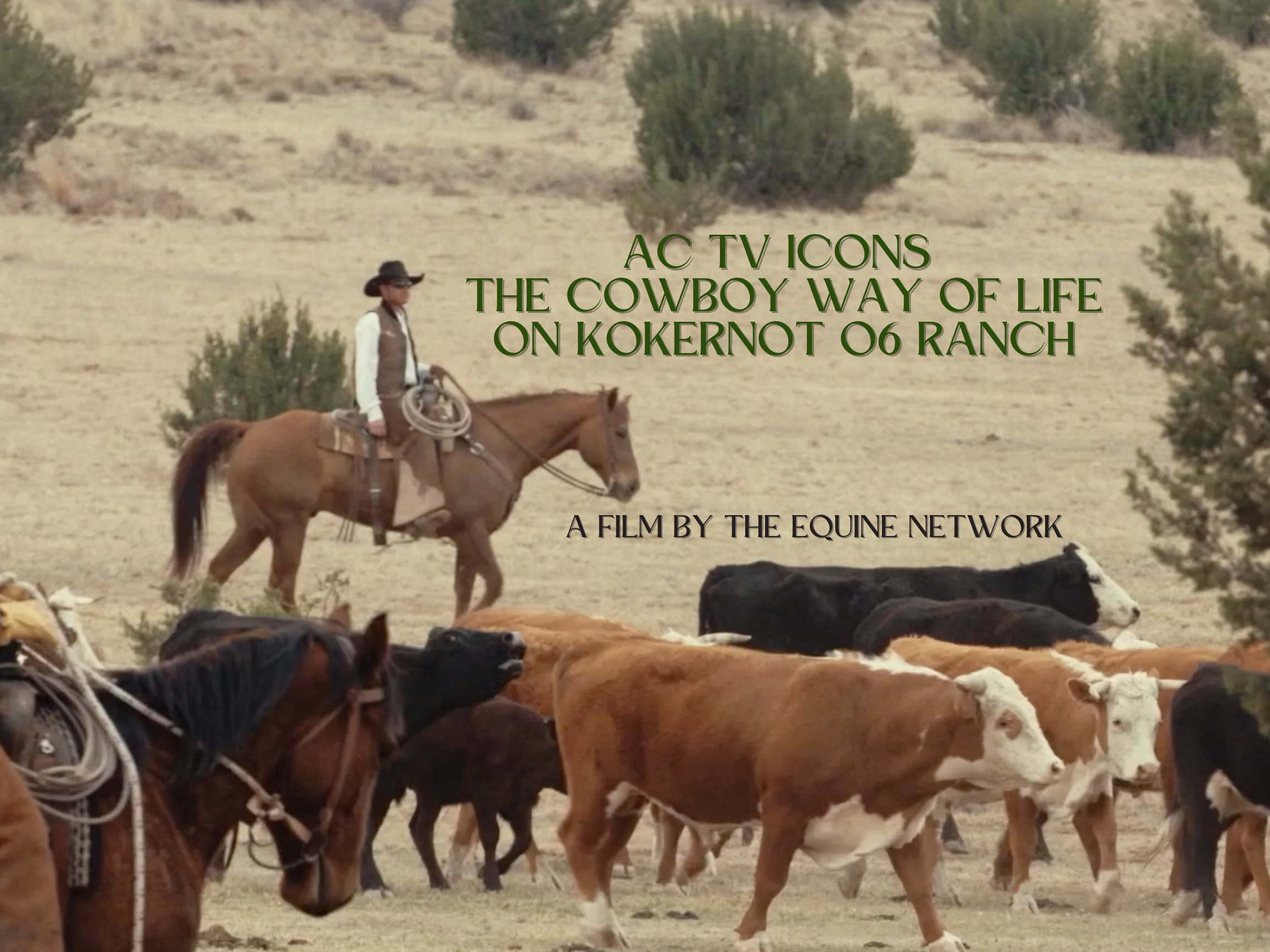 AC TV Icons, The Cowboy Way of Life on Kokernot o6 Ranch