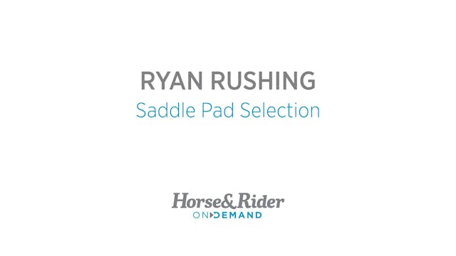 How to Choose a Saddle Pad