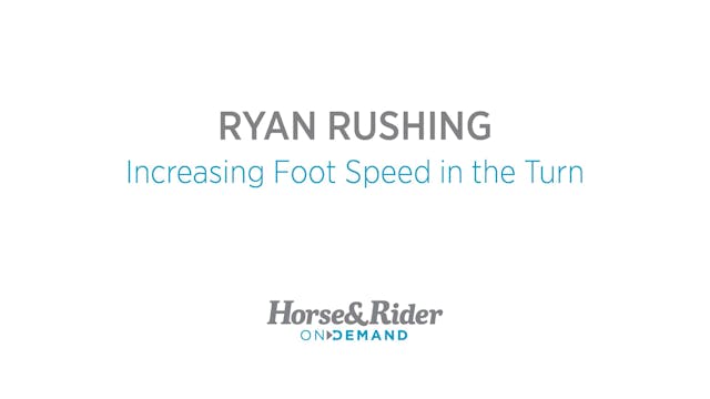 Increasing Foot Speed in the Turn
