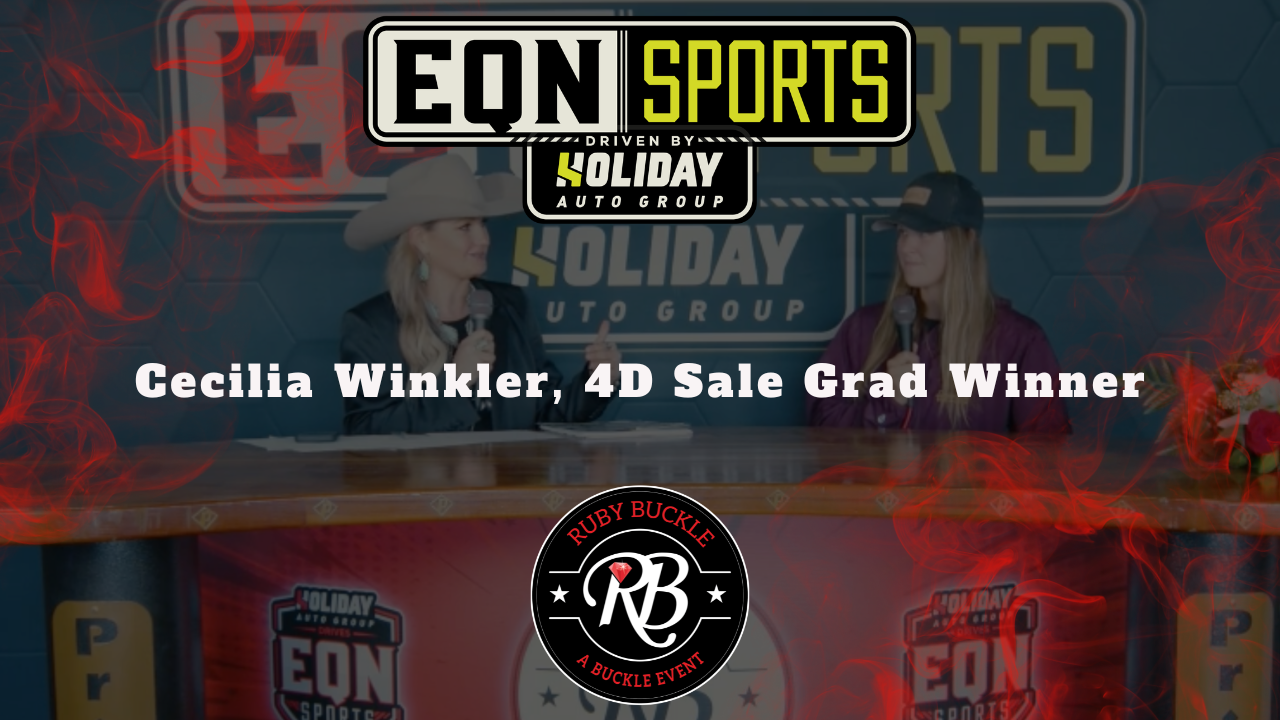 Cecilia Winkler, 4D Sale Grad Winner | EQN Sports | Ruby Buckle Central