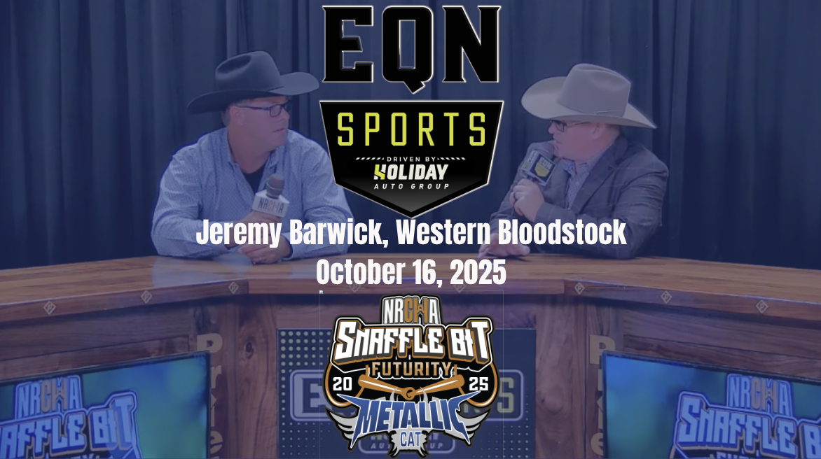 Jeremy Barwick, Western Bloodstock | Snaffle Bit Futurity | October 16, 20255