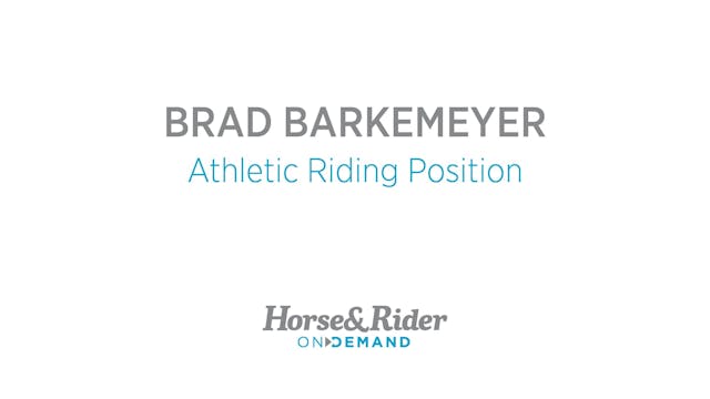 Athletic Riding Position