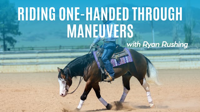 Riding One-Handed Through Maneuvers