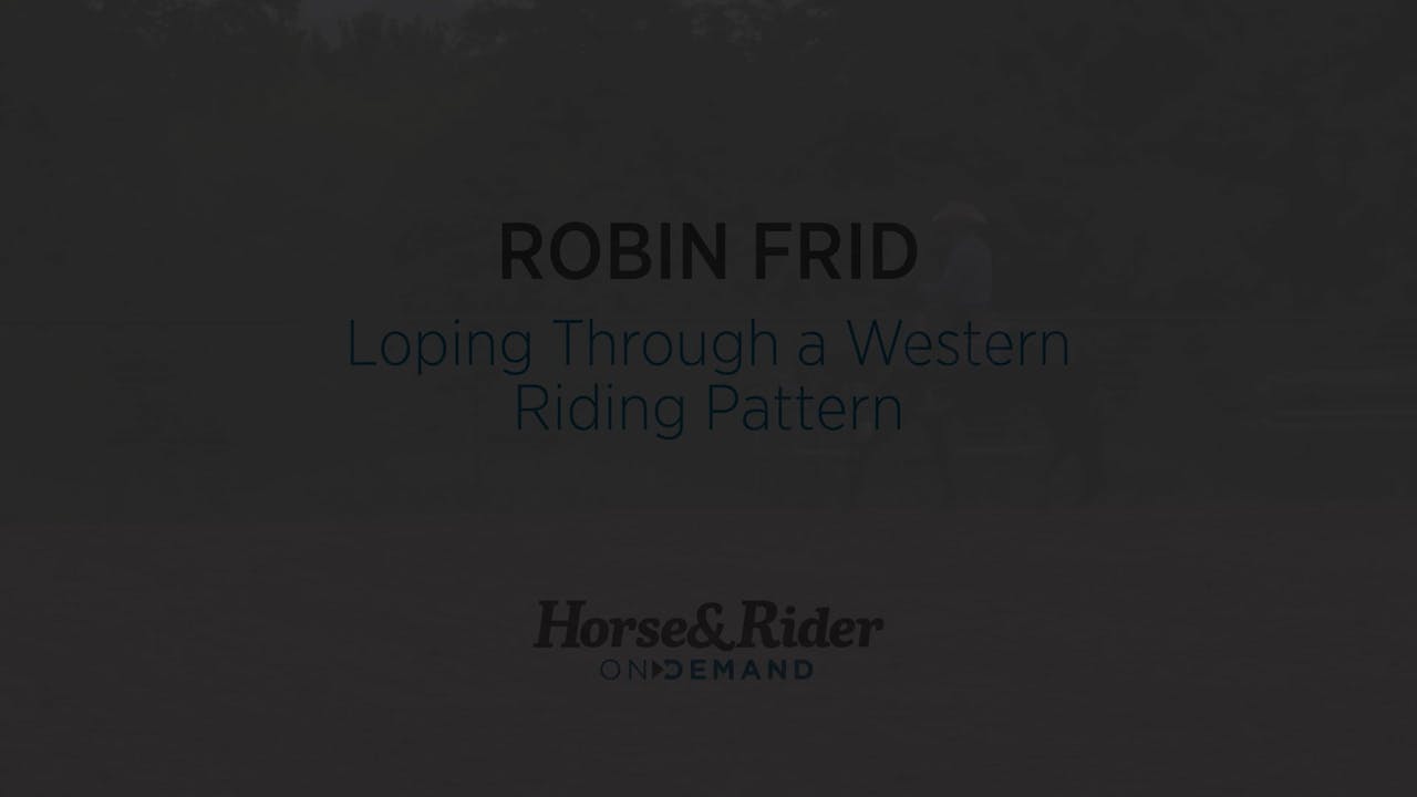 Loping Through a Western Riding Pattern - RIDE TV