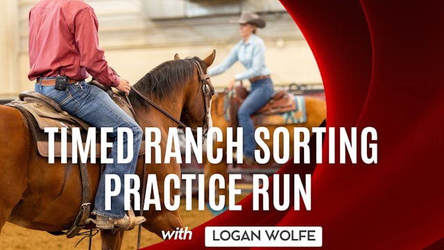 Timed Ranch Sorting Practice Runs