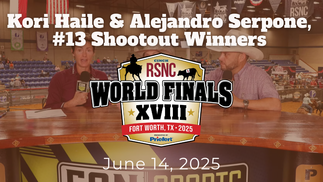 Kori Haile & Alejandro Serpone, #13 Shootout Winners | RSNC World Finals
