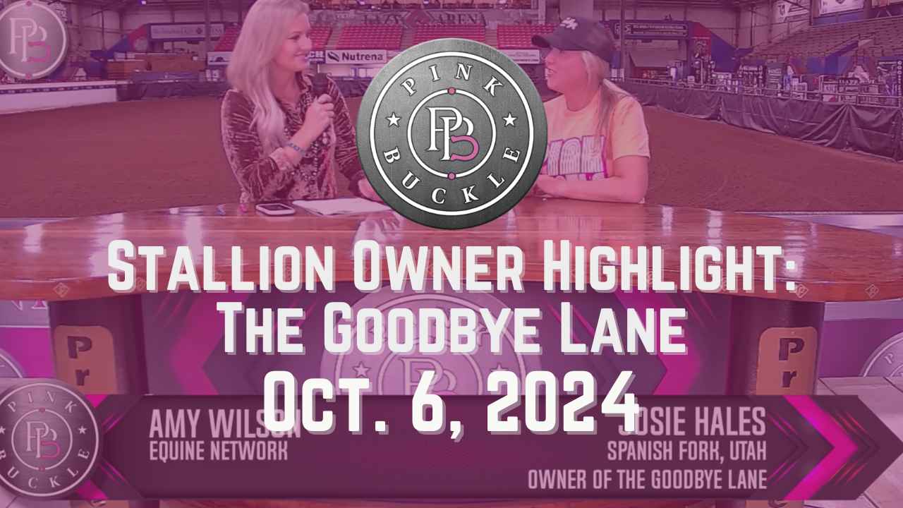 The Goodbye Lane, Stallion Owner Highlight | Pink Buckle | October 6, 2024