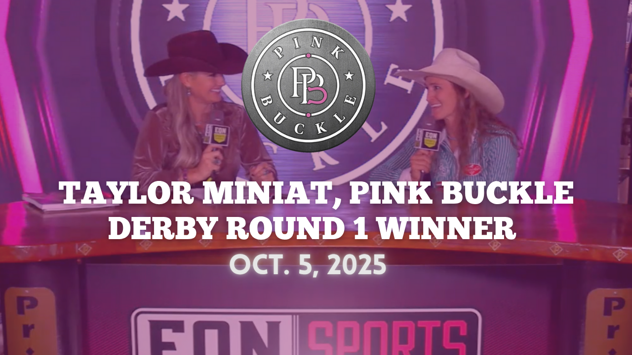 Taylor Miniat, Derby Rd. 1 Winner | Pink Buckle | Oct. 5, 2025